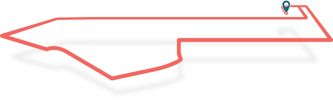 3D map of the Hill Free Half Marathon course. 